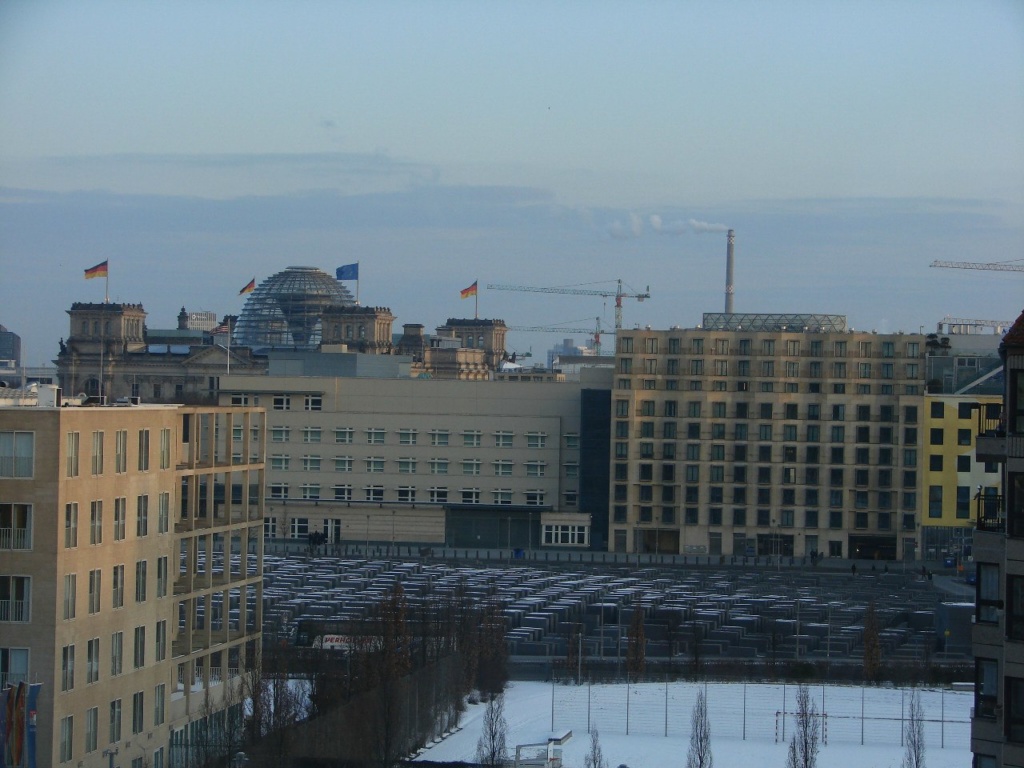 Вид из окна квартиры, в которой мы жили в Берлине.