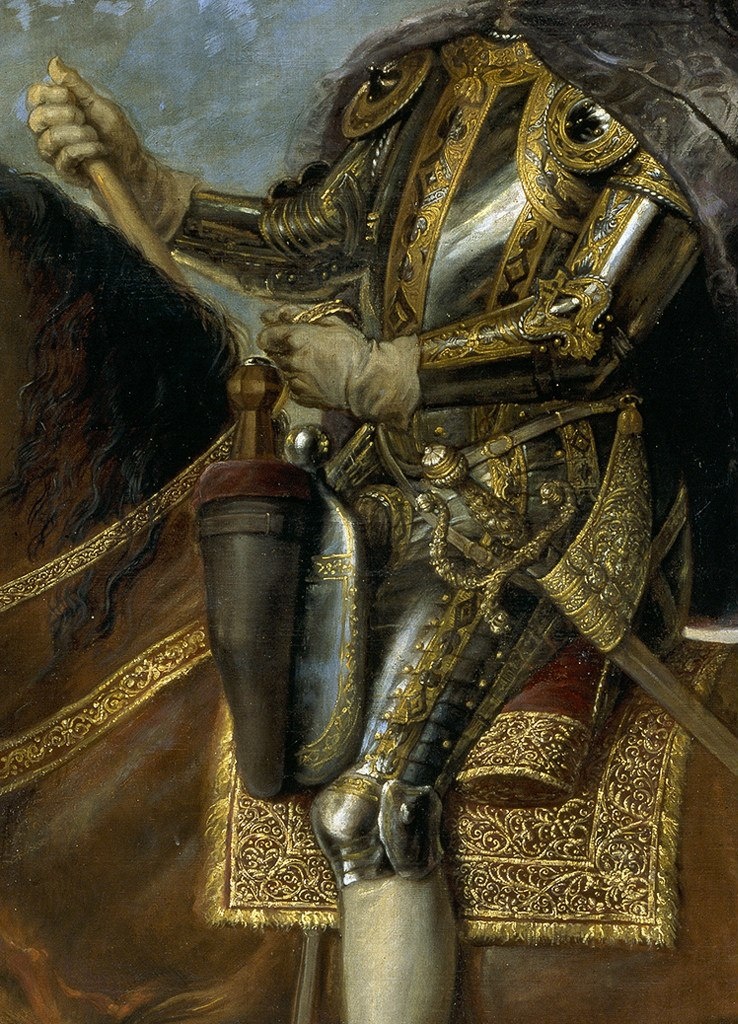 Питер Пауль Рубенс. Портрет короля Филлипа II (фрагмент). 1628 год. Прадо, Мадрид.