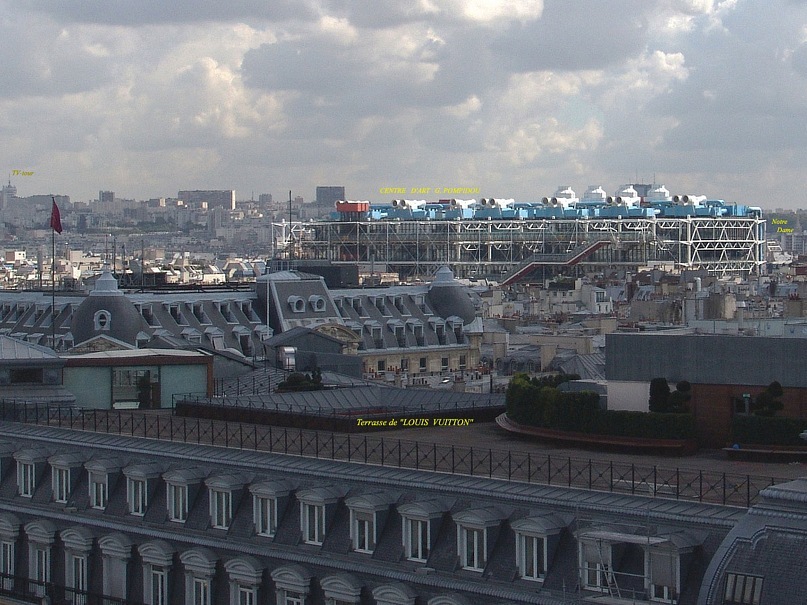 Круговая панорама Парижа. Фрагмент 1. Увеличение.
