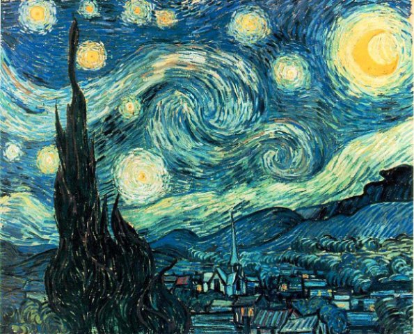 Винсент ван Гог. Звездная ночь. 1889
