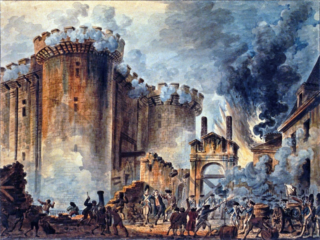 Взятие Бастилии 14 июля 1789