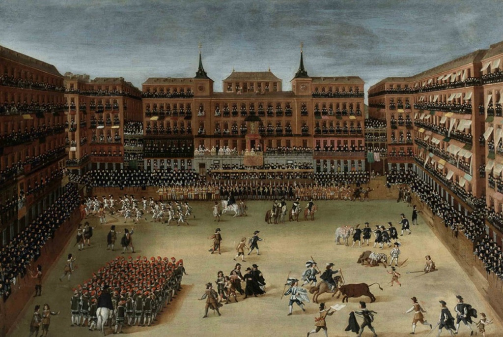 Площадь Пласа-Майор — первое постоянное место корриды в Мадриде