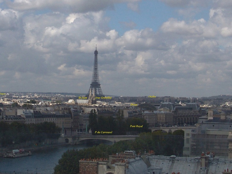 Круговая панорама Парижа. Фрагмент 6. Увеличение.