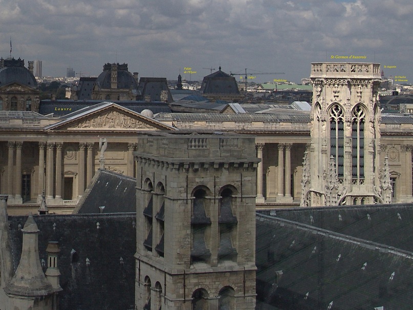 Круговая панорама Парижа. Фрагмент 7. Увеличение.