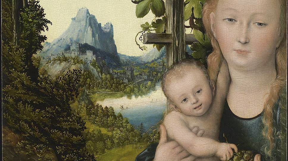 «Мадонна с Младенцем (Мадонна в винограднике)» (около 1522–1523),